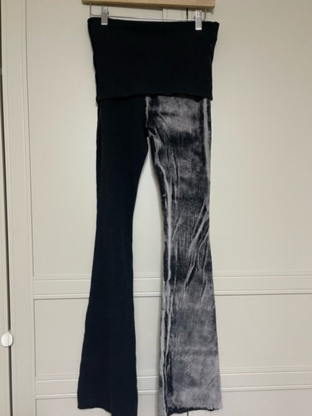 Zara Washed Effect Ribbed Pants